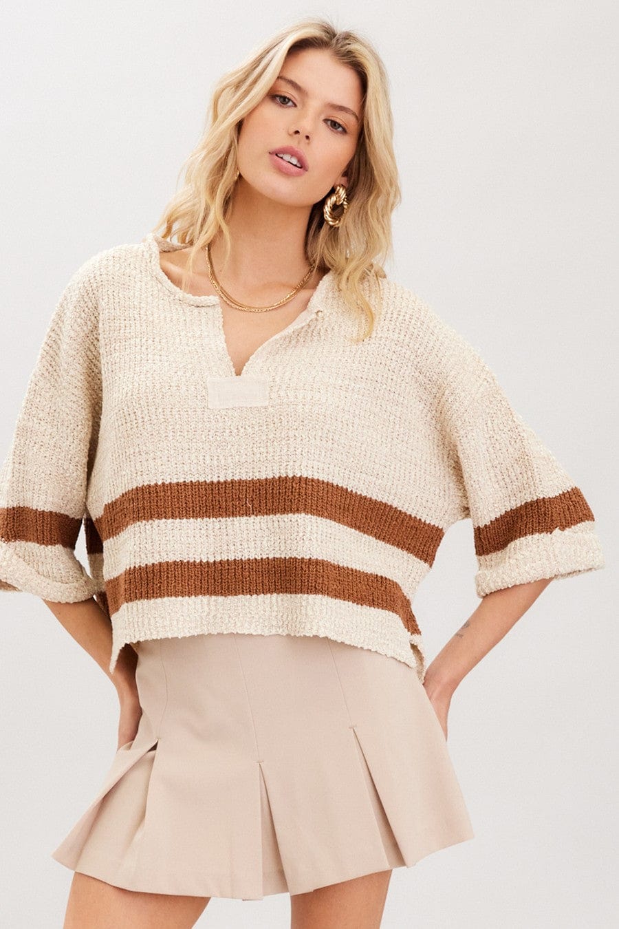 ILLA 3/4 Sleeve Sweater