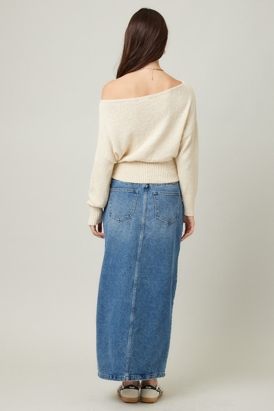 Knit Off Shoulder Sweater