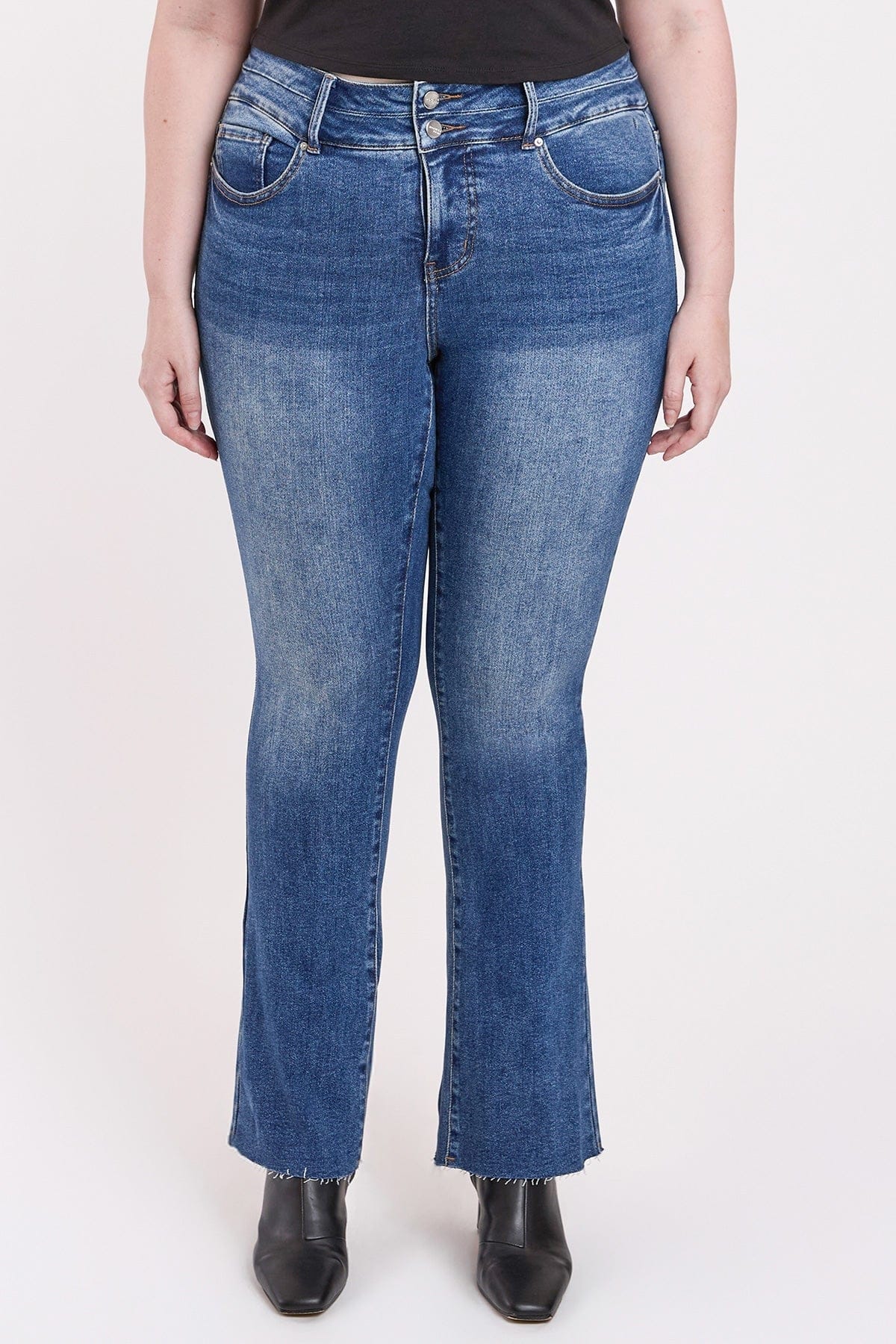 Plus Premium Stretch High Rise Bootcut Jeans