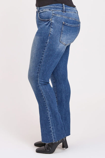 Plus Premium Stretch High Rise Bootcut Jeans