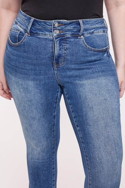Plus Premium Stretch High Rise Bootcut Jeans
