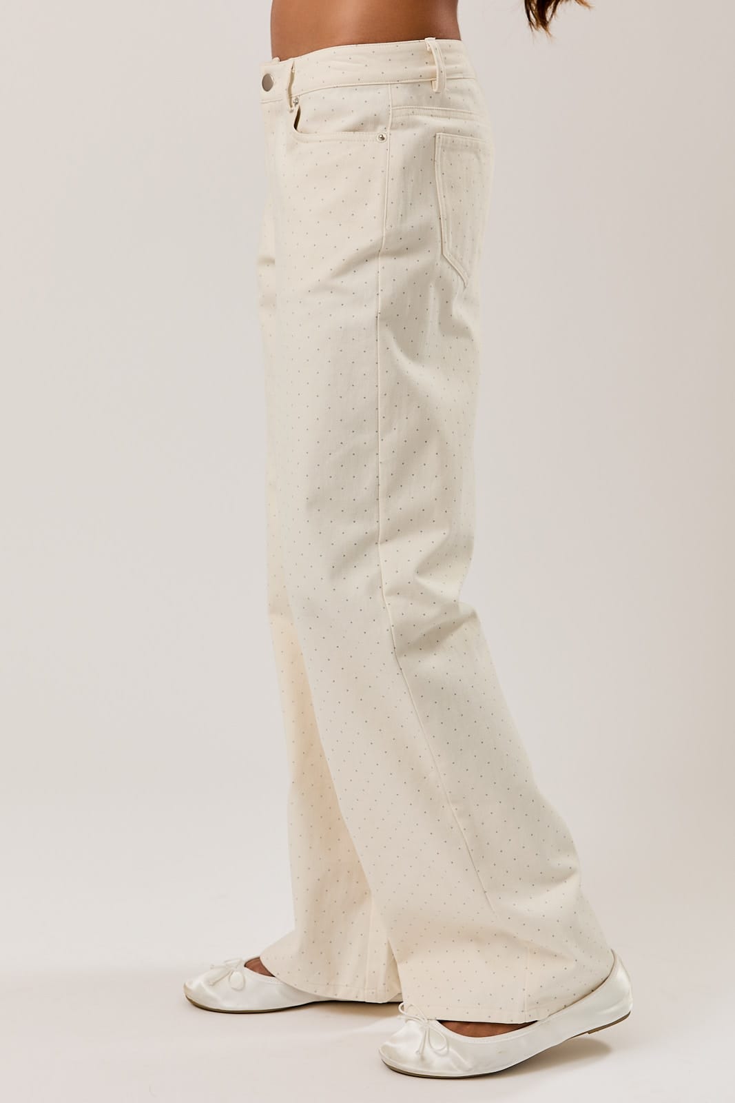 Low Waist Straight Leg Pants