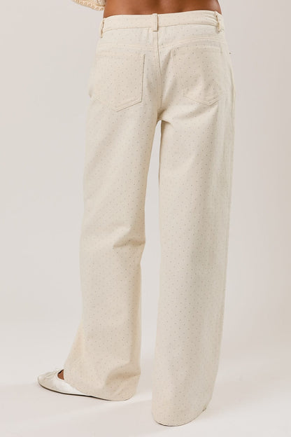 Low Waist Straight Leg Pants