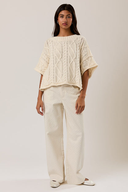 Low Waist Straight Leg Pants