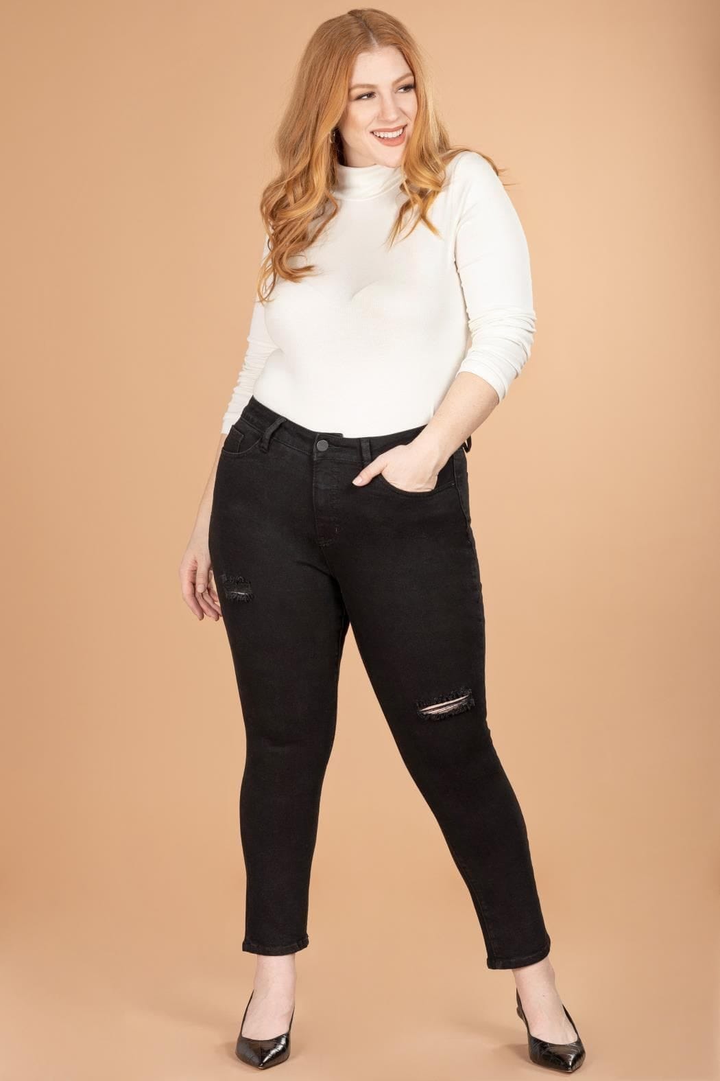 Plus Vintage Dream High Rise Ankle Jean