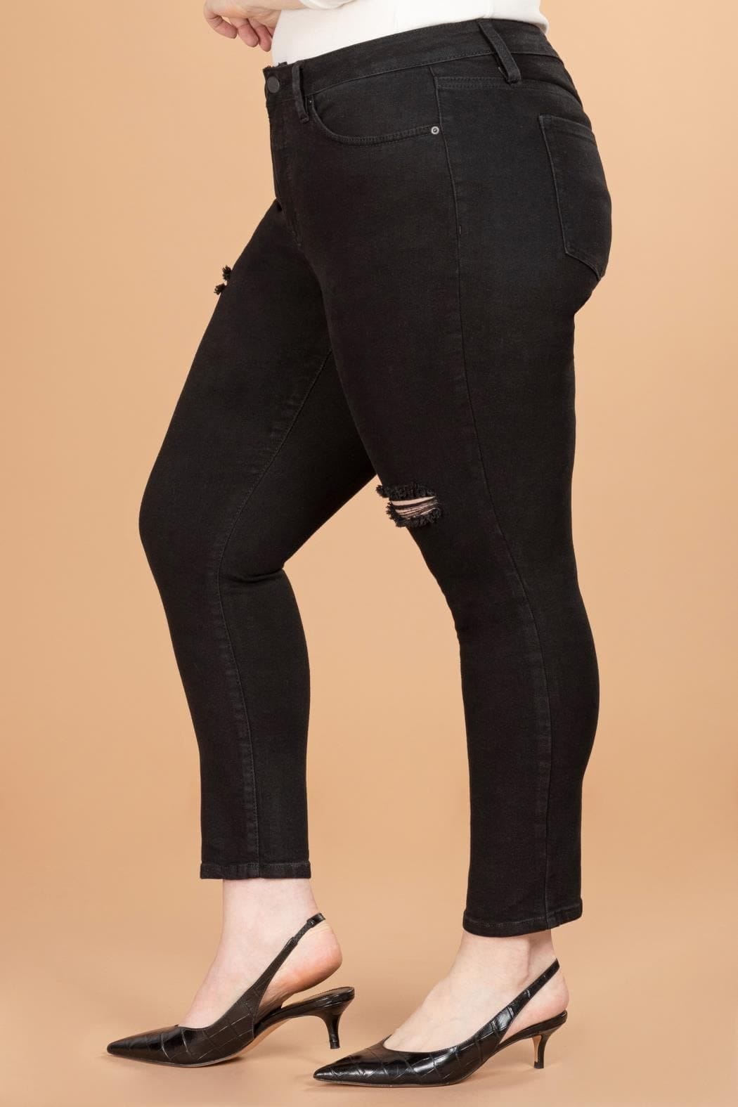 Plus Vintage Dream High Rise Ankle Jean