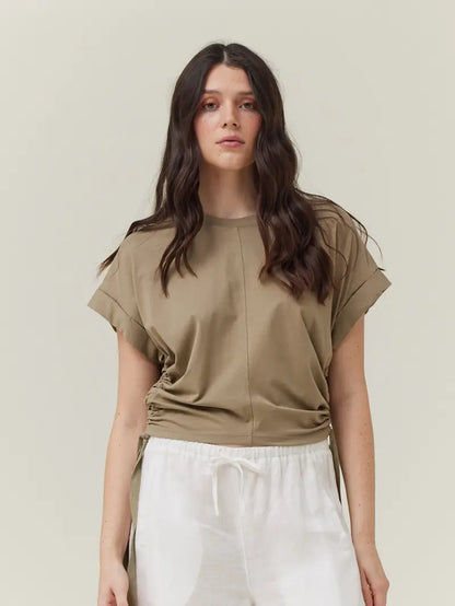 Side Scrunch Tee