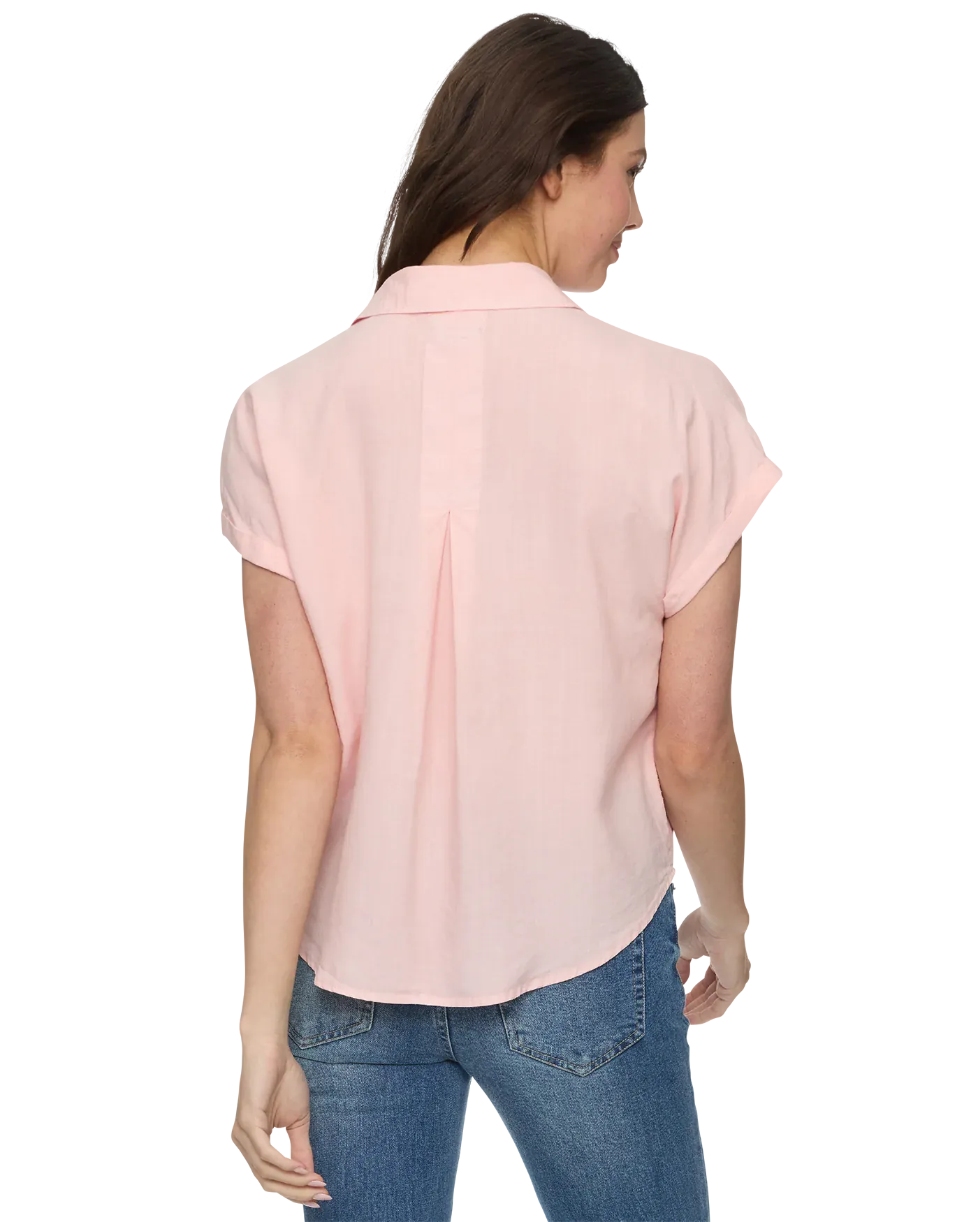 FRANNIE SHORT SLEEVE BUTTON DOWN SHIRT