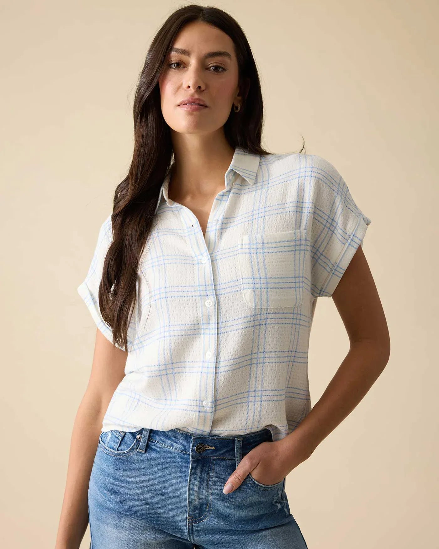 LEETONIA OVERSIZED SHORT SLEEVE SHIRT