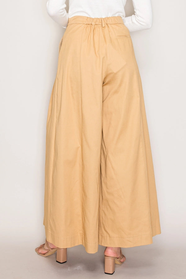 Taupe Wide Leg Pants
