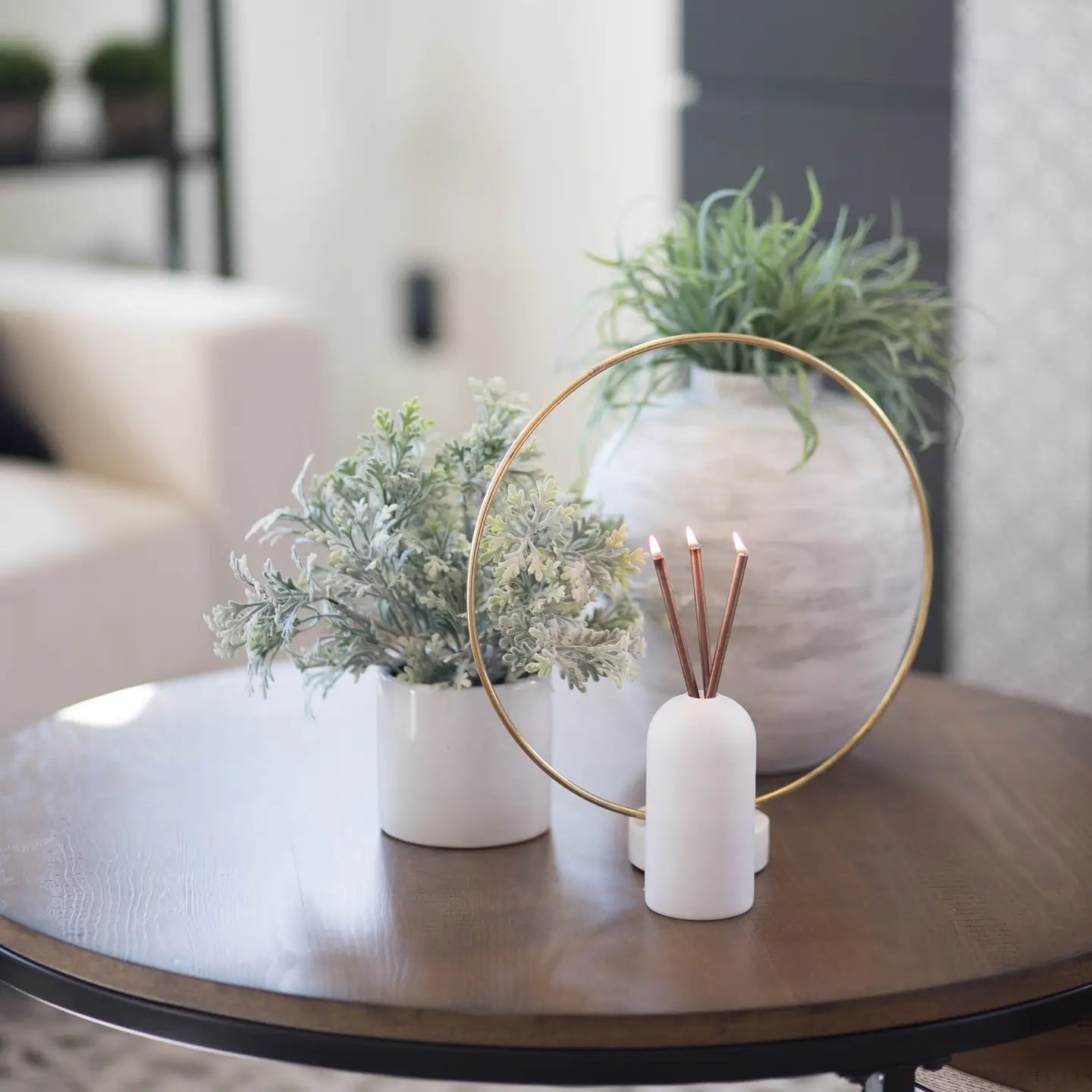 Wylie White Everlasting Candle Vase