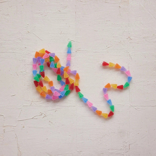 72"L x 3/4"H Plastic Gumdrop Garland, Multi Color