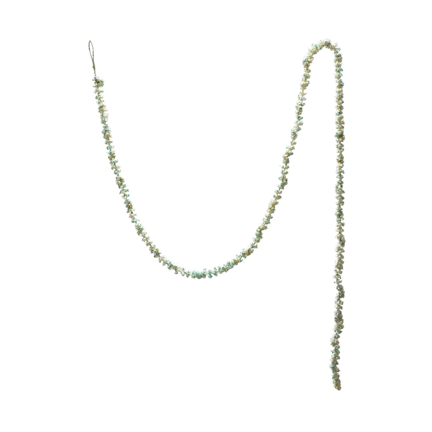 72"L Foam Garland with Iridescent Glitter, Multi Color